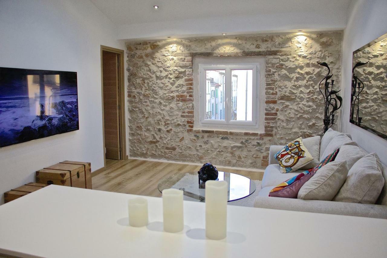 Appartement Duplex coeur vieil Antibes Old city Marché provencal Esterno foto
